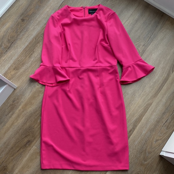 Donna Morgan Bell-Sleeve Dress - Picture 2 of 6